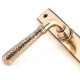 Hammered Newbury Slimline Sprung Lever Espagnolette - Polished Bronze