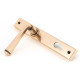 Avon Slimline Sprung Lever Espagnolette - Polished Bronze