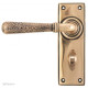 Hammered Newbury Lever - Polished Bronze