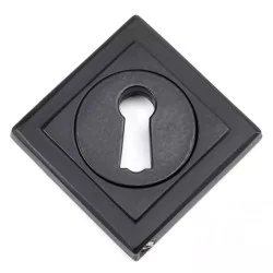 Matt Black Square Escutcheon