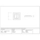 Matt Black Square Escutcheon