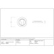 Matt Black Round Euro Escutcheon