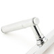 Brompton Slimline Sprung Lever Espagnolette - Polished Chrome