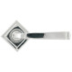 Avon Sprung Lever Door Handle on Square Rose Set - Polished Chrome