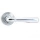 Newbury Lever on Beehive Rose Set - Polished Chrome