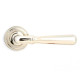 Newbury Lever on Art Deco Rose Set - Polished Nickel