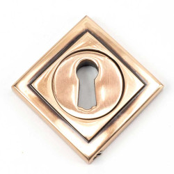 Polished Bronze Square Escutcheon