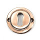 Polished Bronze Square Escutcheon