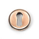 Polished Bronze Square Escutcheon