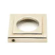 Polished Nickel Newbury Lever on Square Rose Set - Unsprung