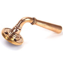 Polished Bronze Newbury Lever on Rose Set - Unsprung