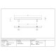 T Bar Handle with Secret Fixings - Satin Marine Stainless Steel