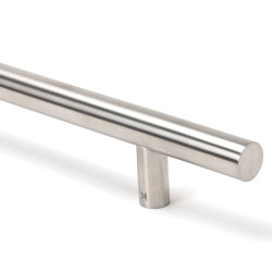 T Bar Handle with Bolt Fixings - Satin Marine Stainless Steel