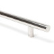T Bar Handle with Secret Fixings - Polished Marine Stainless Steel
