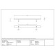T Bar Handle with Bolt Fixings - Matt Black Finish
