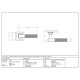 Polished Bronze Brompton Lever Door Handle on Square Rose Set - Unsprung