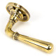 Aged Brass Newbury Lever on Rose Set - Unsprung