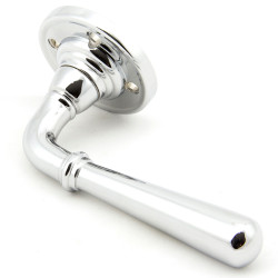 Polished Chrome Newbury Lever on Rose Set - Unsprung