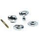 Polished Chrome Oval Door Knob