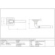 Newbury Lever on Square Rose Set - Satin Marine Stainless Steel