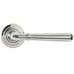 Newbury Lever on Art Deco Rose Set - Polished Marine Stainless Steel