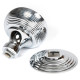 Beehive Centre Door Knob - Polished Chrome