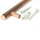 Full Brompton Pull Handle - Polished Bronze
