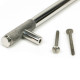 Half Brompton Pull Handle - Polished Stainless Steel
