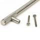 Half Brompton Pull Handle - Satin Stainless Steel