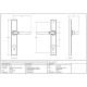 Newbury Slimline Sprung Lever Espagnolette - Satin Marine Stainless Steel