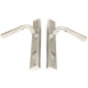 Newbury Slimline Sprung Lever Espagnolette - Satin Marine Stainless Steel
