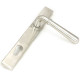 Newbury Slimline Sprung Lever Espagnolette - Satin Marine Stainless Steel