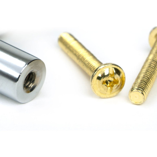 Half Brompton Pull Handle - Satin Chrome