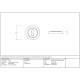 Satin Marine Stainless Steel Round Escutcheon