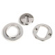 Polished Marine Stainless Steel Round Escutcheon