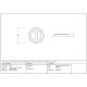 Polished Marine Stainless Steel Art Deco Escutcheon