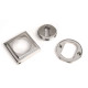 Polished Marine Stainless Steel Square Escutcheon