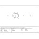 Satin Marine Stainless Steel Round Euro Escutcheon