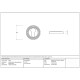 Satin Marine Stainless Steel Beehive Euro Escutcheon