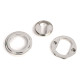 Polished Marine Stainless Steel Art Deco Euro Escutcheon