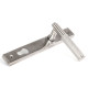 Brompton Slimline Sprung Lever Espagnolette - Satin Marine Stainless Steel