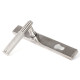 Brompton Slimline Sprung Lever Espagnolette - Satin Marine Stainless Steel