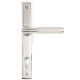 Brompton Slimline Sprung Lever Espagnolette - Polished Marine Stainless Steel