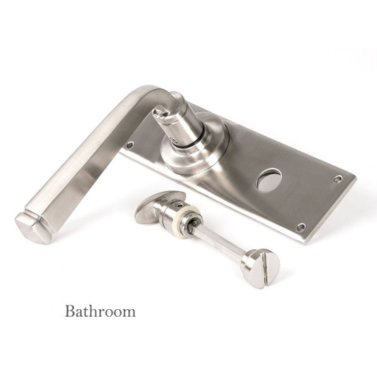 Avon Door Handle - Satin Marine Stainless Steel
