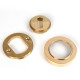 Polished Brass Round Escutcheon