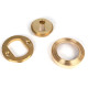 Polished Brass Beehive Escutcheon