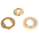 Polished Brass Round Euro Escutcheon