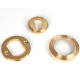 Polished Brass Beehive Euro Escutcheon