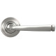 Avon Unsprung Lever Door Handle on Art Deco Rose Set - Satin Marine Stainless Steel