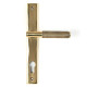 Brompton Slimline Sprung Lever Espagnolette - Polished Brass